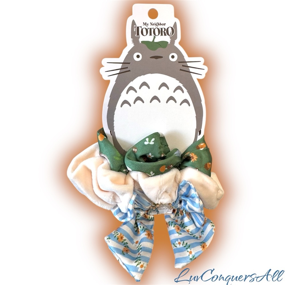 Studio Ghibli My Neighbor Totoro Floral Scrunchy Set